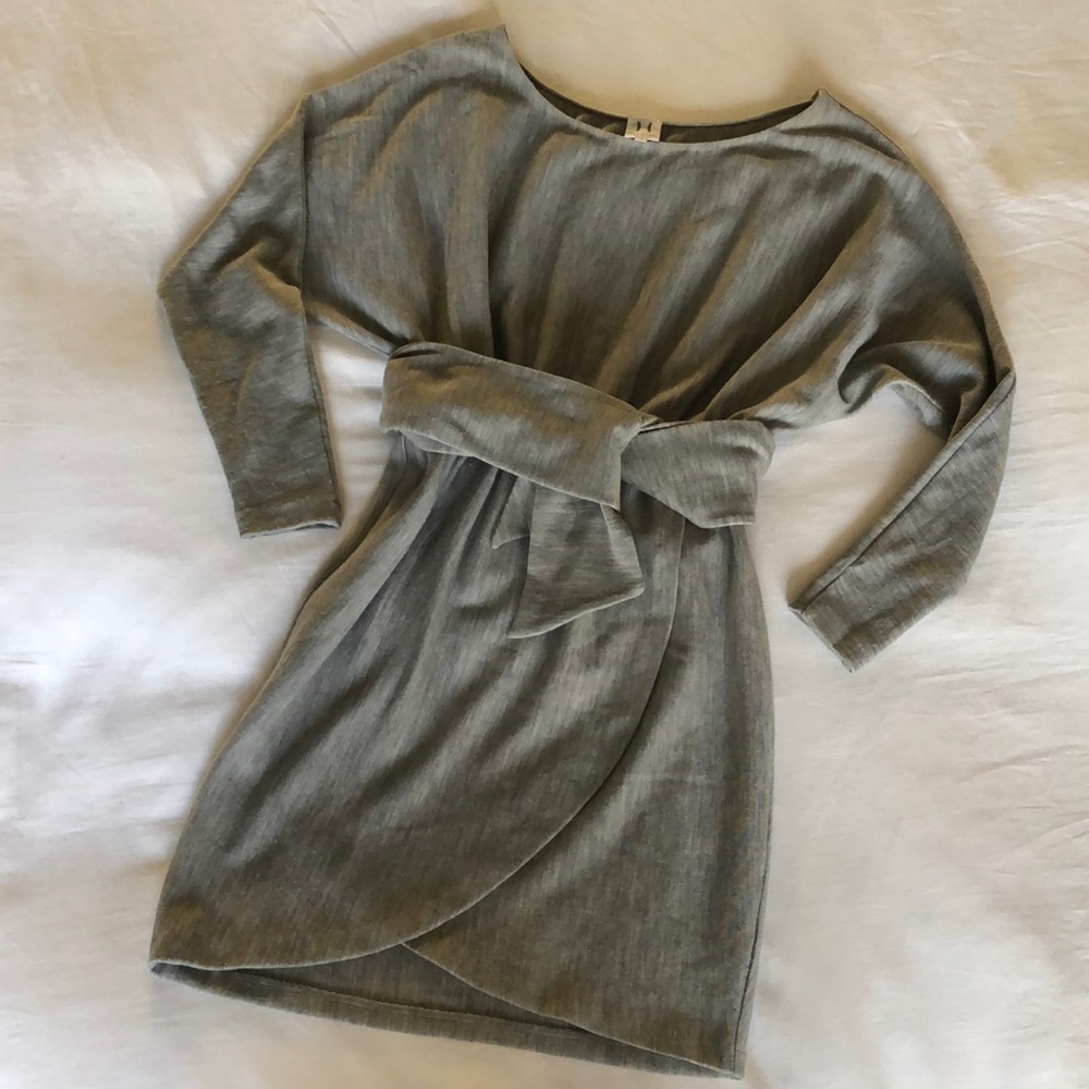 Halston Gray Dress